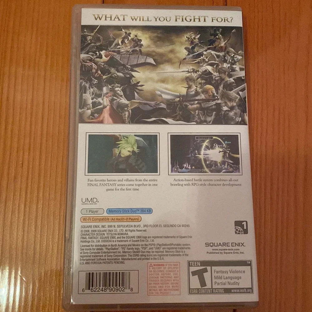 PSP Dissidia Final Fantasy game - Picture 2 of 3